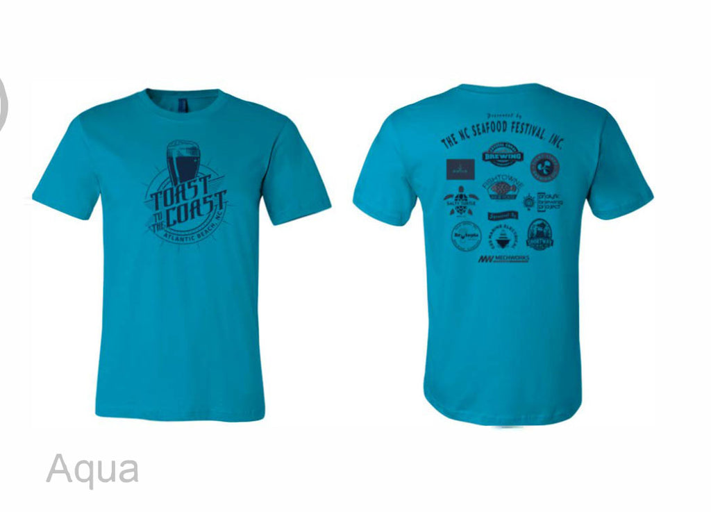 2022 Toast to the Coast T-Shirt - Aqua ON SALE NOW!