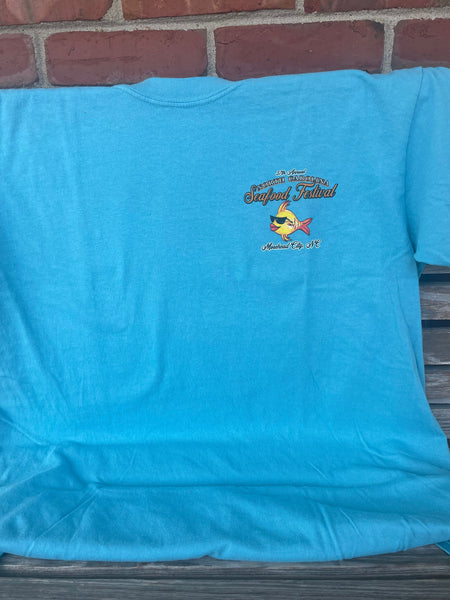 2023 NC Seafood Festival T-Shirt - Sapphire