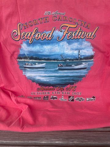 2023 NC Seafood Festival T-Shirt - Watermelon