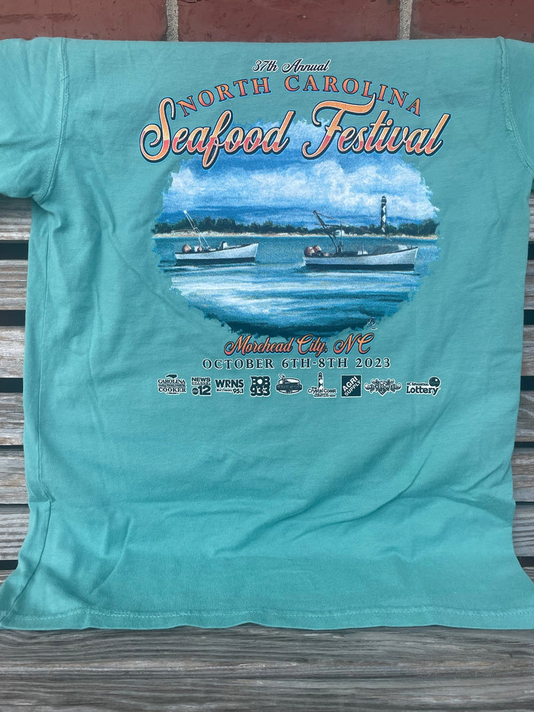 2023 NC Seafood Festival Youth T-Shirt - Spanish Moss
