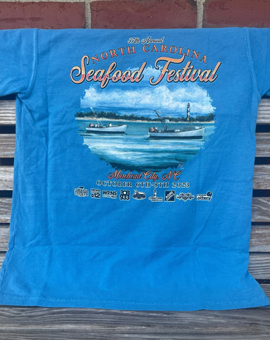 2023 NC Seafood Festival Youth T-Shirt - Summer Sky