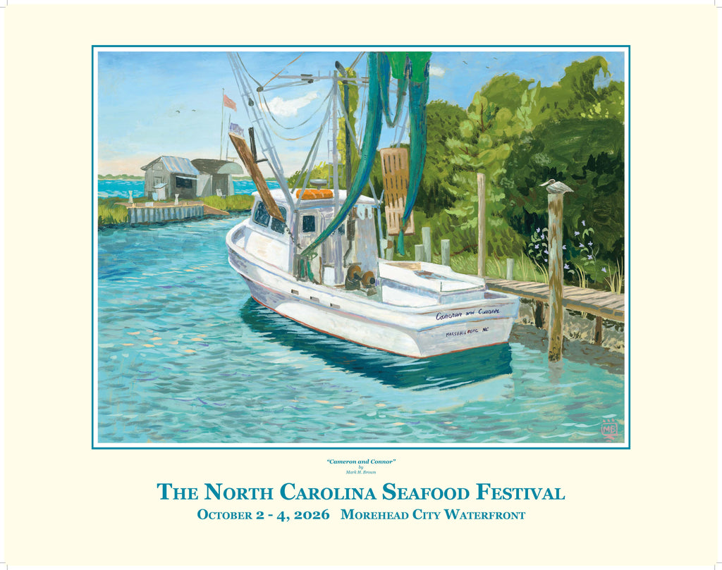 2026 NC Seafood Festival Commemorative Poster