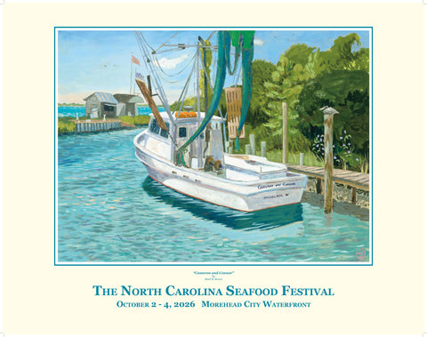 2026 NC Seafood Festival Commemorative Poster