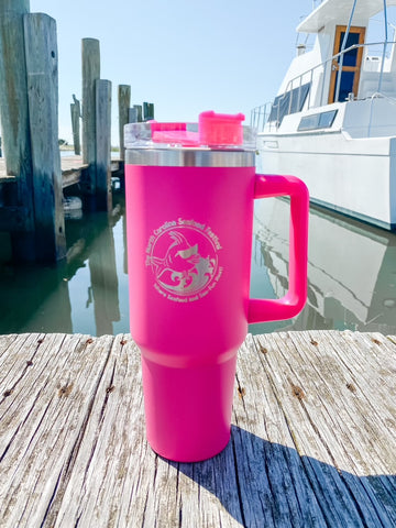 NC Seafood Festival Tumbler - Pink