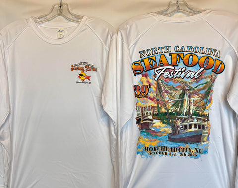 39th Annual NCSF Long Sleeve  Peformance Tee - White
