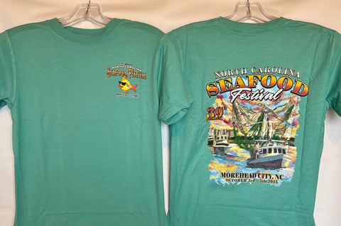 39th Annual NCSF Youth Short Sleeve Tee - Spanish Moss