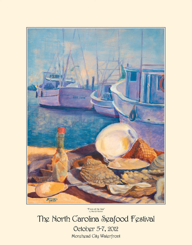 "Fruits Of The Sea" by Mitchell Morton- 2012 Commemorative Poster
