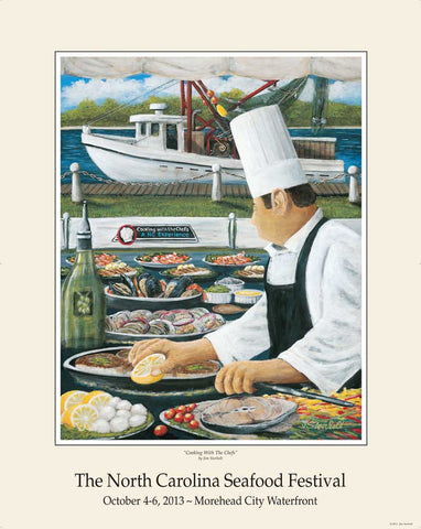 "Cooking With The Chefs" by Jim Storholt- 2013 Commemorative Poster