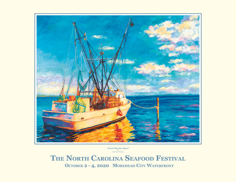 2020 NC Seafood Festival Commemorative Poster