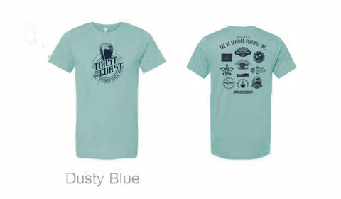 2022 Toast to the Coast T-Shirt - Dusty Blue ON SALE NOW!!
