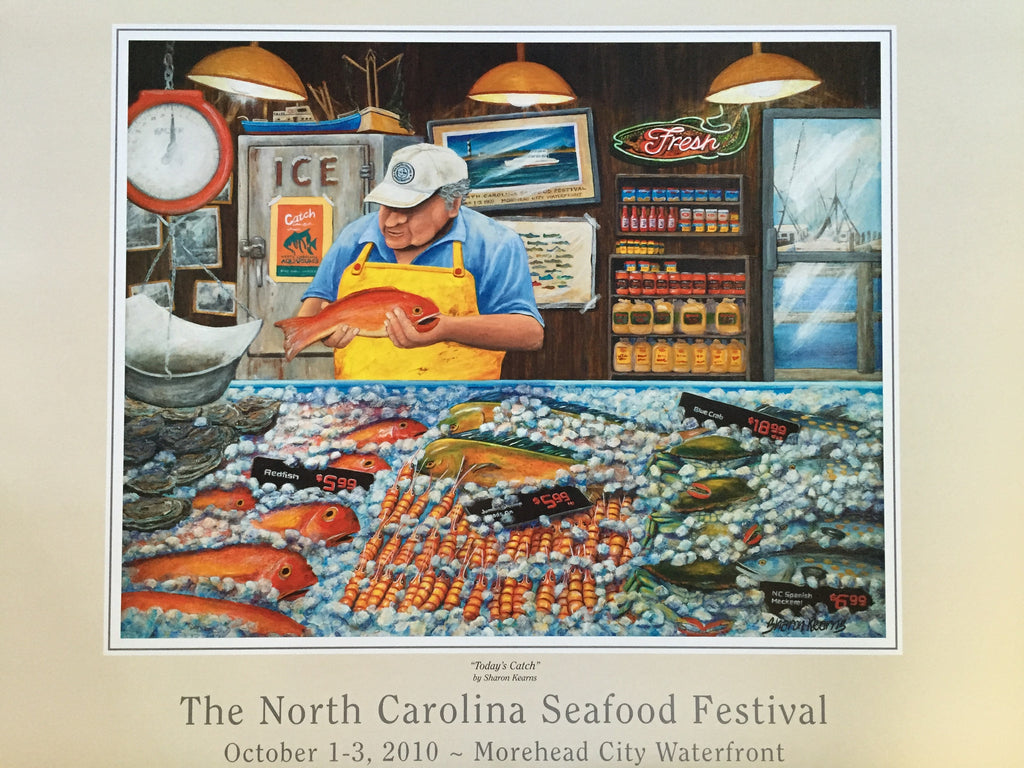 "Today's Catch" by Sharon Kearns- 2010 Commemorative Poster