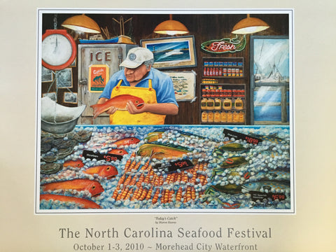 "Today's Catch" by Sharon Kearns- 2010 Commemorative Poster